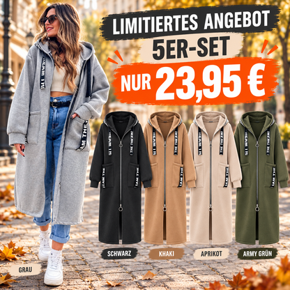 💃Oversize-Kapuzen-Sweatshirt-Mantel für Damen